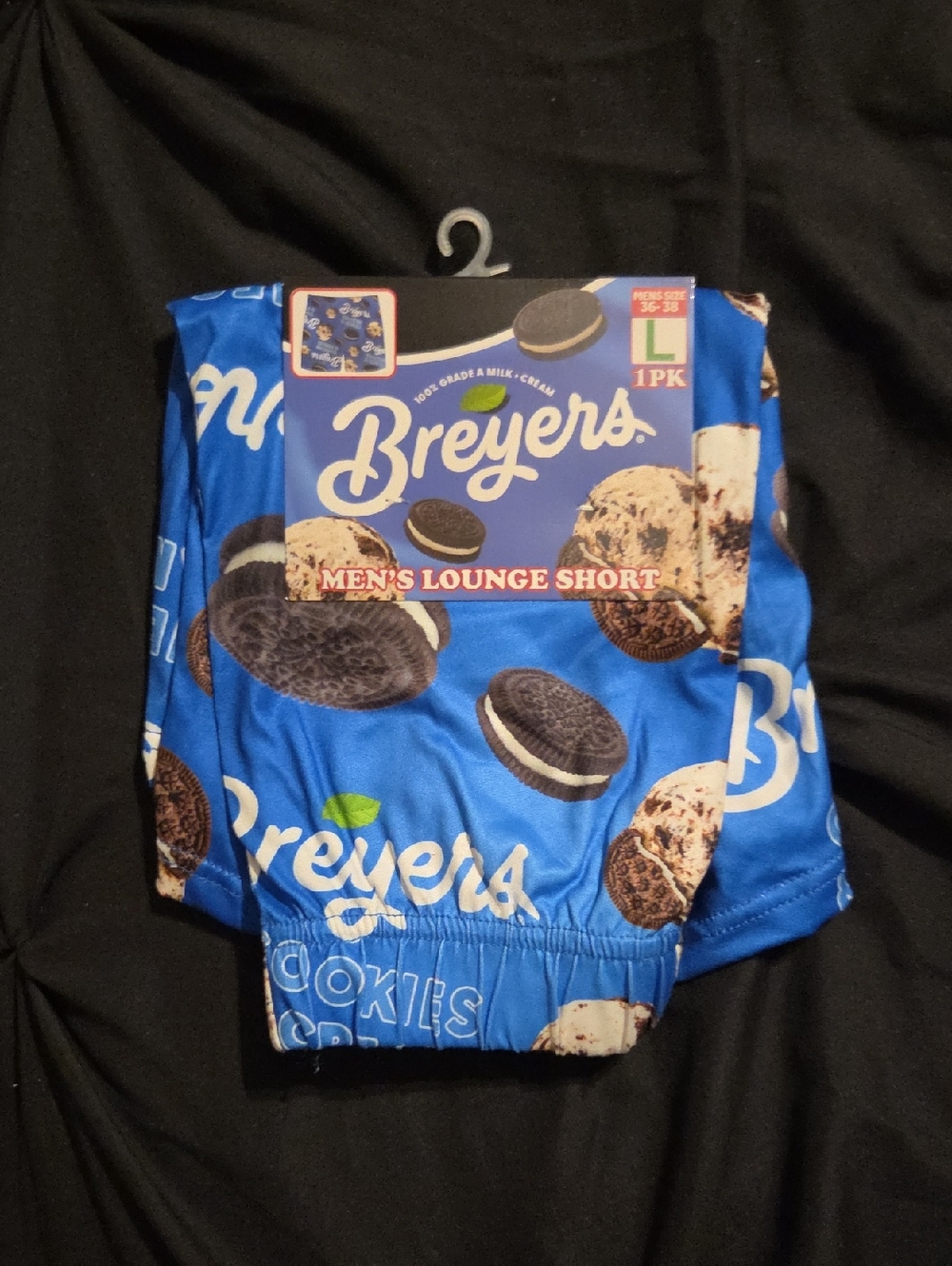 Breyer Men’s Lounge Shorts - Blue Cookies Print